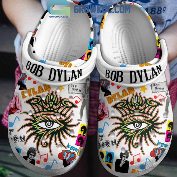 Bob Dylan Get Born Fan Crocs Clogs