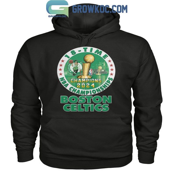 Boston Celtics 18 Time NBA Champions T Shirt