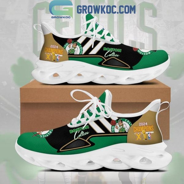 Boston Celtics 2023-2024 NBA Finals Champions Go Celtics Max Soul Shoes
