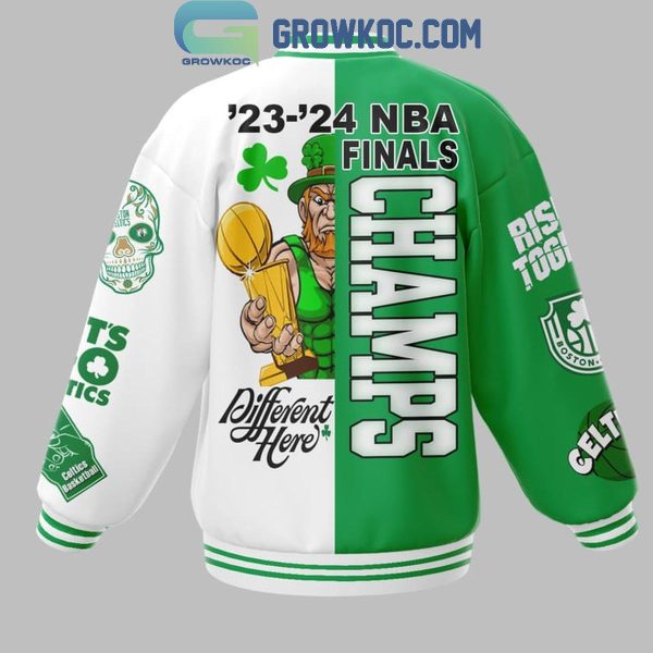 Boston Celtics 2023-2024 NBA Finals Champions Baseball Jacket