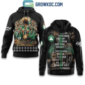Boston Celtics 2024 NBA Champions With MVP Jaylen Brown Star Hoodie Shirts