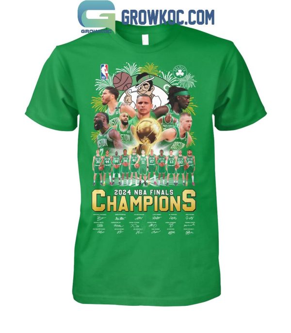 Boston Celtics 2024 NBA Finals Champions Basketball Loyal Fan T-Shirt