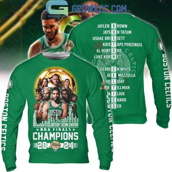 Boston Celtics 2024 NBA Finals Champions Hoodie T Shirt