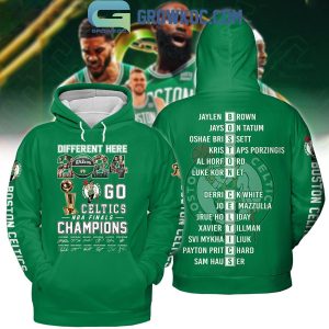Boston Celtics Different Here 2024 NBA Finals Champions Hoodie T Shirt