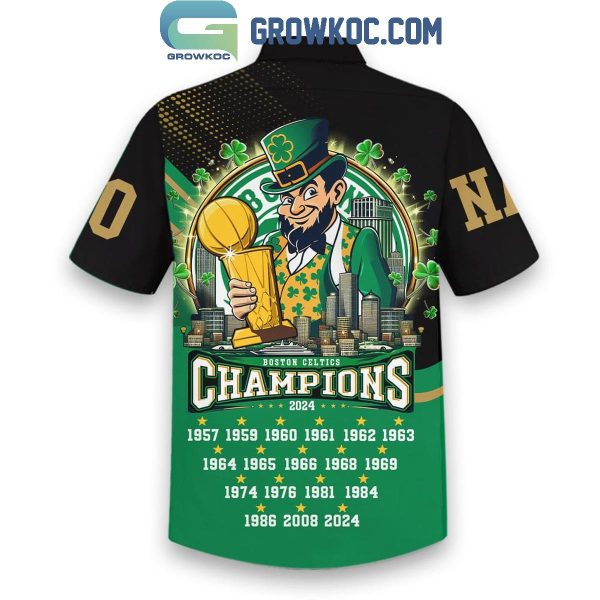 Boston Celtics Different Here Champions 2024 Hawaiian Shirt