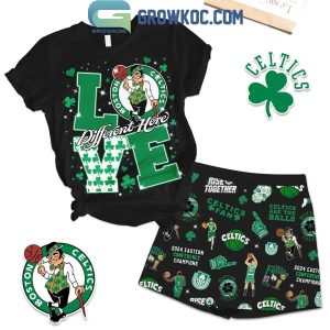 Boston Celtics Different Love T-Shirt Shorts Pants