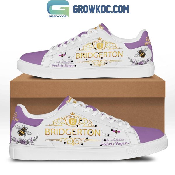 Briderton Wisteria Lady Whistledown’s Society Paper Stan Smith Shoes