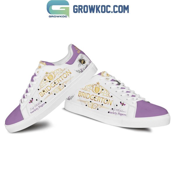 Briderton Wisteria Lady Whistledown’s Society Paper Stan Smith Shoes