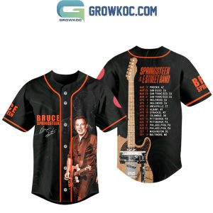 Bruce Springsteen And E Street Band Tour 2024 Schedule Personalized Baseball Jersey