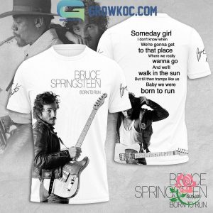 Bruce Springsteen Born To Run Song Lyrics Hoodie Shirts
