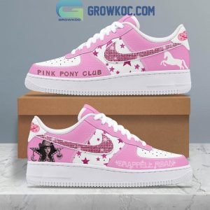 Chappell Roan Pink Pony Club Fan Air Force 1 Shoes