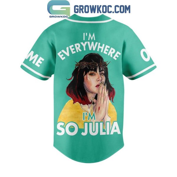 Charlie XCX I’m Everywhere I’m So Julia Personalized Baseball Jersey