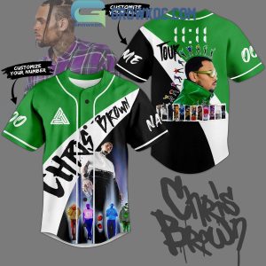 Chris Brown 111 Tour 2024 Fan Celebration Personalized Baseball Jersey