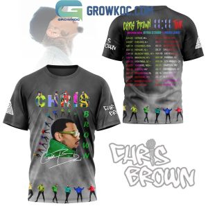 Chris Brown The Schedule Of 1111 Tour 2024 Fan Hoodie Shirts