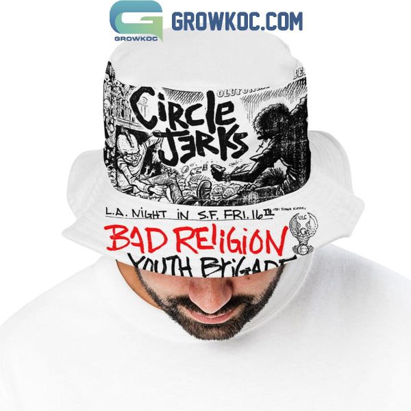 Circle Jerks Bad Religion Youth Brigade Isolation Bucket Hat