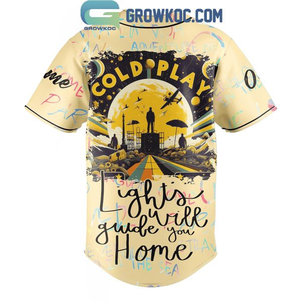 Coldplay And It Was All Yellow Personalized Baseball Jersey