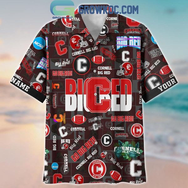 Cornell Big Red Solgan Go Big Red True Fan Spirit Personalized Hawaiian Shirts