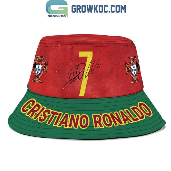 Cristiano Ronaldo Portugal UEFA Euro 2024 Fan Bucket Hat