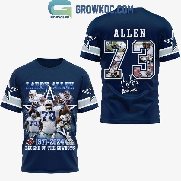 Dallas Cowboys Lary Allen 1971-2024 Legend Of The Cowboys Hoodie Shirt