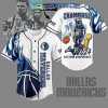 Dallas Mavericks 2024 Champions Personalized Baseball Jersey Navy
