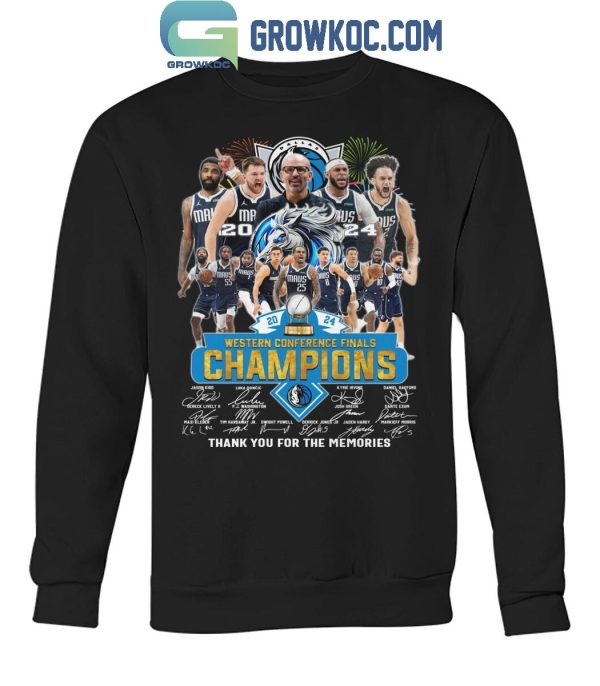 Dallas Mavericks Thank You For The Memories The Champions T-Shirt