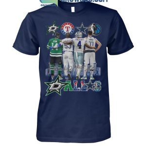Dallas Stars Benn Texas Rangers Dallas Cowboys Prescott Mavericks Doncic T-Shirt