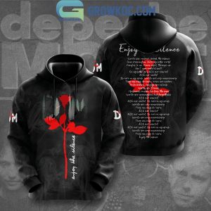 Depeche Mode Enjoy The Silence Song Lyrics Hoodie Shirts Black Design