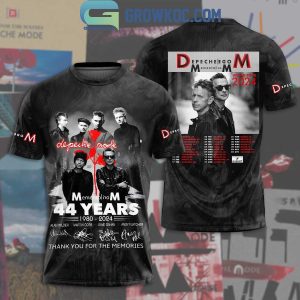 Depeche Mode Memento Mori 44 Years Of The Memories 1980-2024 Hoodie Shirts