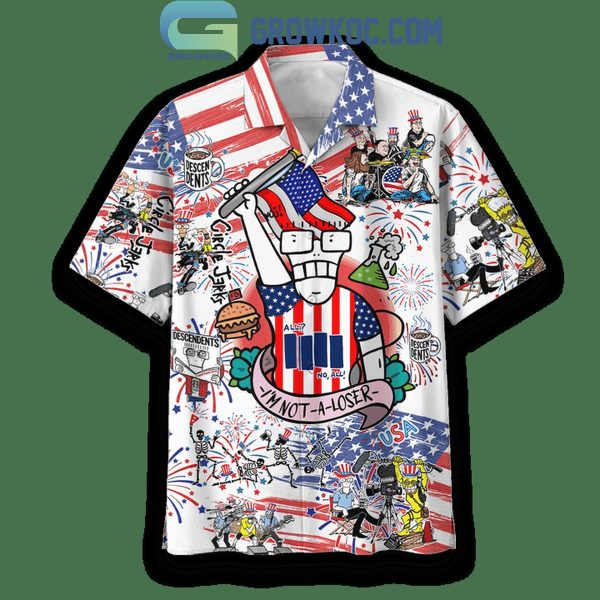 Descendents I’m Not A Loser America Independence Day Hawaiian Shirt