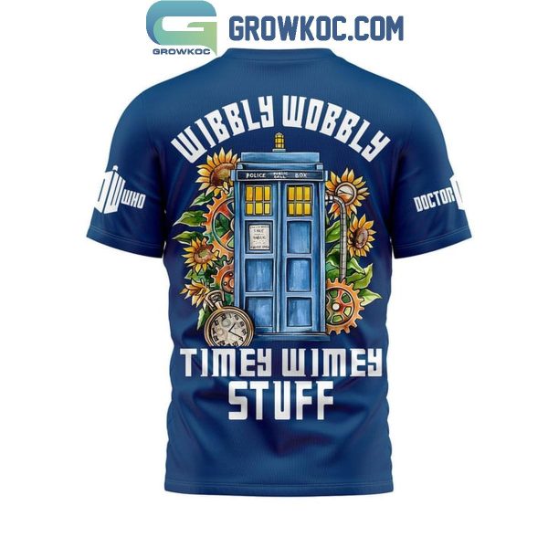Doctor Who Wibbly Wobbly Timey Wimey Stuff Fan Hoodie Shirts