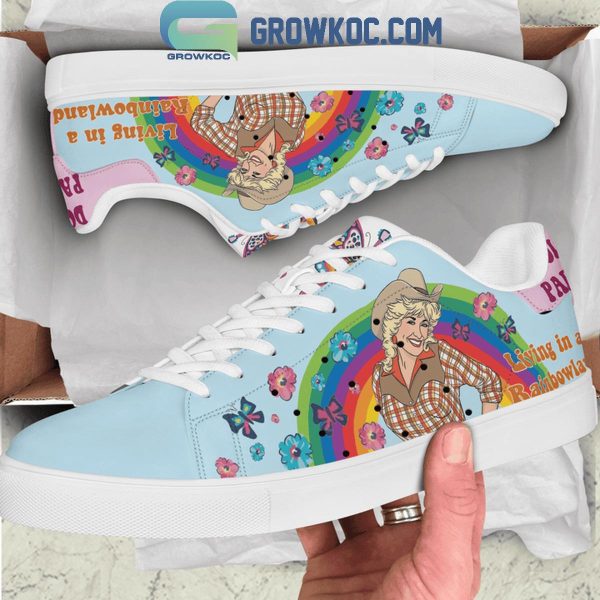 Dolly Parton Living In A Rainbowland Stan Smith Shoes