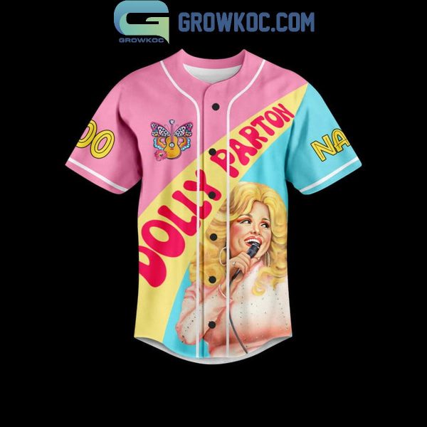 Dolly Parton What Would Dolly Do Sweet Candy Personalized Baseball Jersey