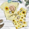 Dolly Parton Be A Sunflower In The World Of Rose Fleece Pajamas Set