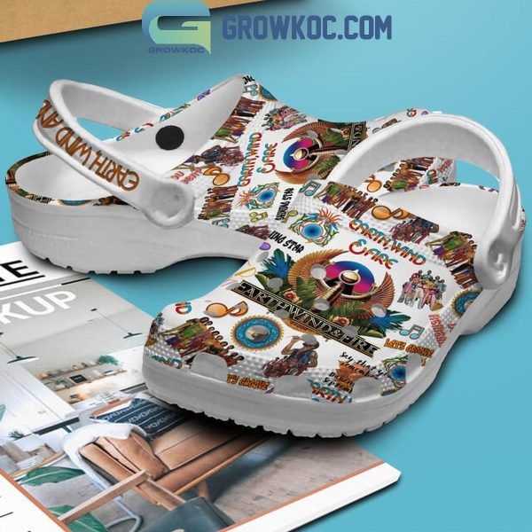 Earth Wind And Fire Shining Star Let’s Groove Fan Crocs Clogs