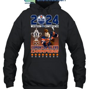 Edmonton Oilers Hockey 2024 Western Conference Champs Fan T-Shirt