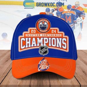 Edmonton Oilers Skyline Western Conference Champions Let’s Go Oilers 2024 Cap