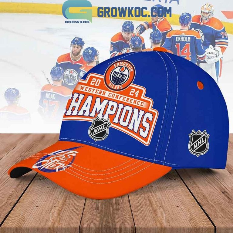 Edmonton Oilers Skyline Western Conference Champions Let's Go Oilers ...