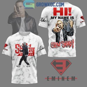 Eminem Hi My Name Is Slim Shady Hoodie Shirts