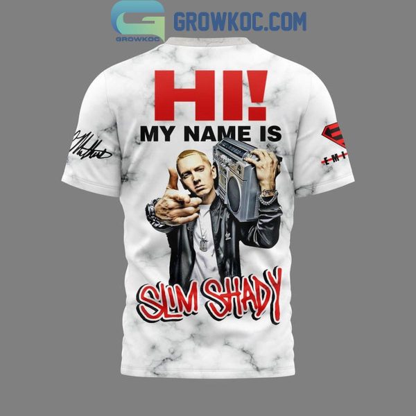 Eminem Hi My Name Is Slim Shady Hoodie Shirts