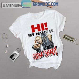 Eminem Hi My Name Is Slim Shady T-Shirt Shorts Pants