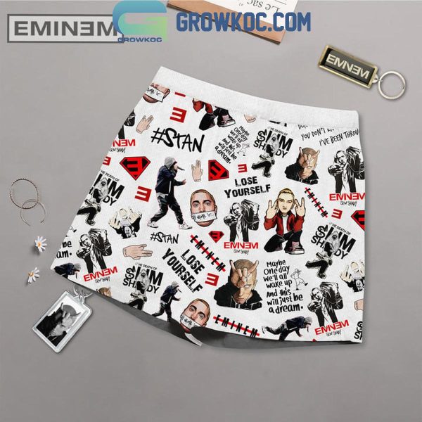 Eminem Hi My Name Is Slim Shady T-Shirt Shorts Pants