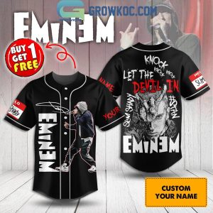 Eminem Let The Devil In Personalized Baseball Jersey