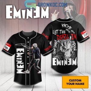 Eminem Let The Devil In Personalized Baseball Jersey