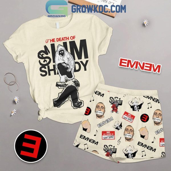 Eminem The Death Of Slim Shady T-Shirt Shorts Pants