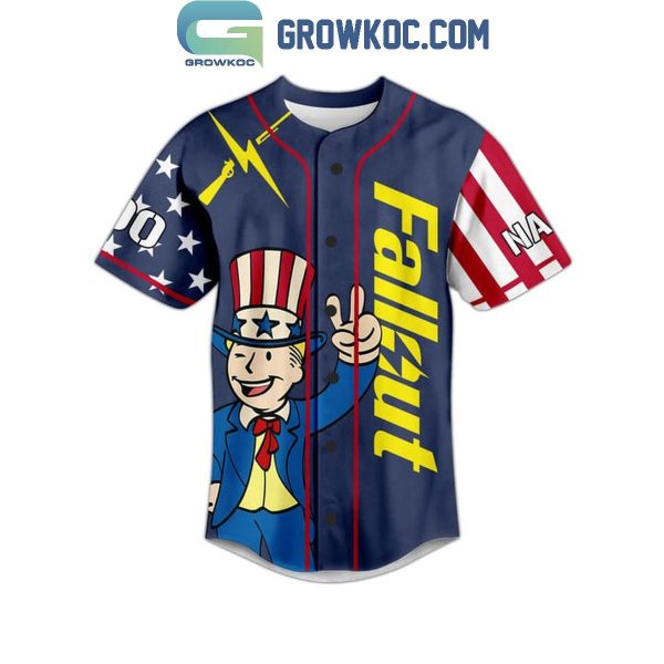 Fallout We’re All In This Together 4th Of July Personalized Baseball Jersey