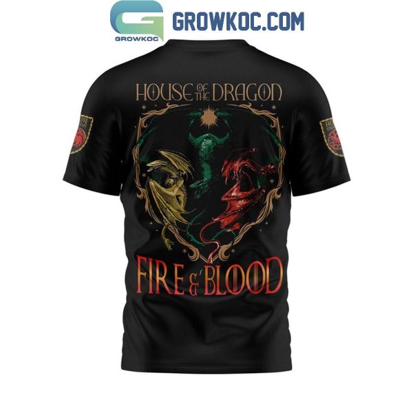 Fire And Blood House Of The Dragon Epic Story Fan Hoodie Shirts