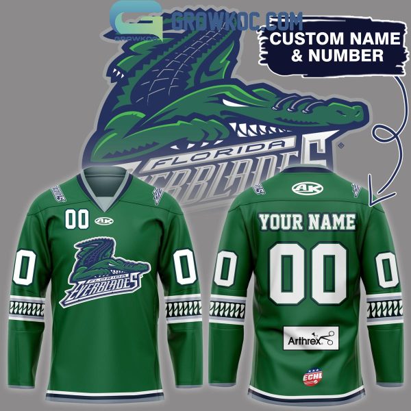 Florida Everblades Home Personalized 2024 Hockey Jersey