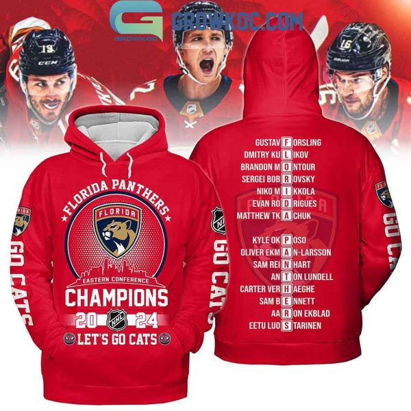 Florida Panthers Eastern Conference Champions 2024 Let’s Go Cats Hoodie T Shirt