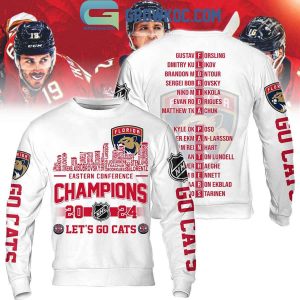 Florida Panthers Eastern Conference Champions 2024 White Design Hoodie T Shirt