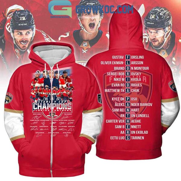 Florida Panthers Hockey Team Stanley Cup 2024 Winner Hoodie Shirts